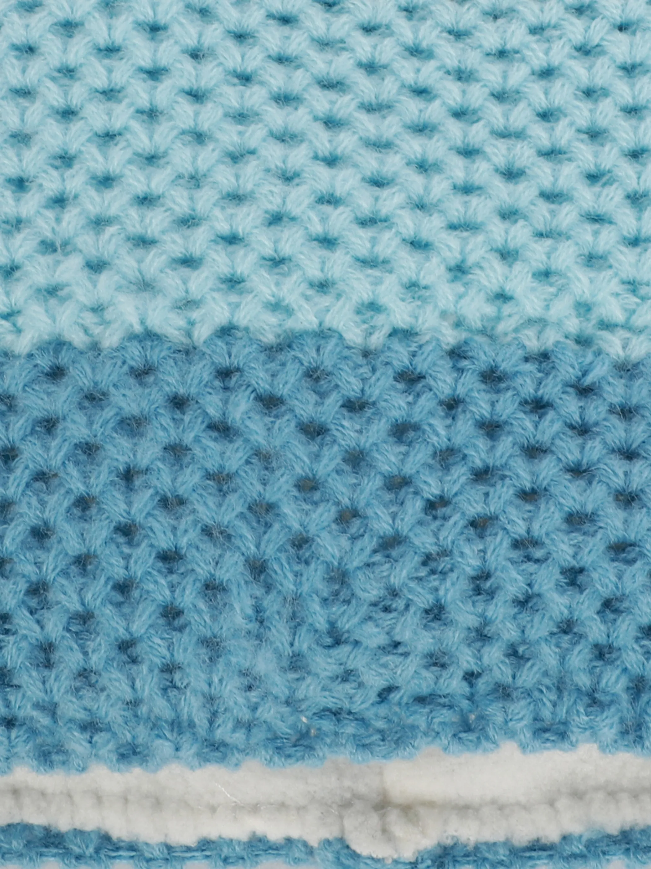 Grinario Sports KM-Beanie gefüttert, m. Blockstreifen Blau 899574 BL/OFFW/GR 2